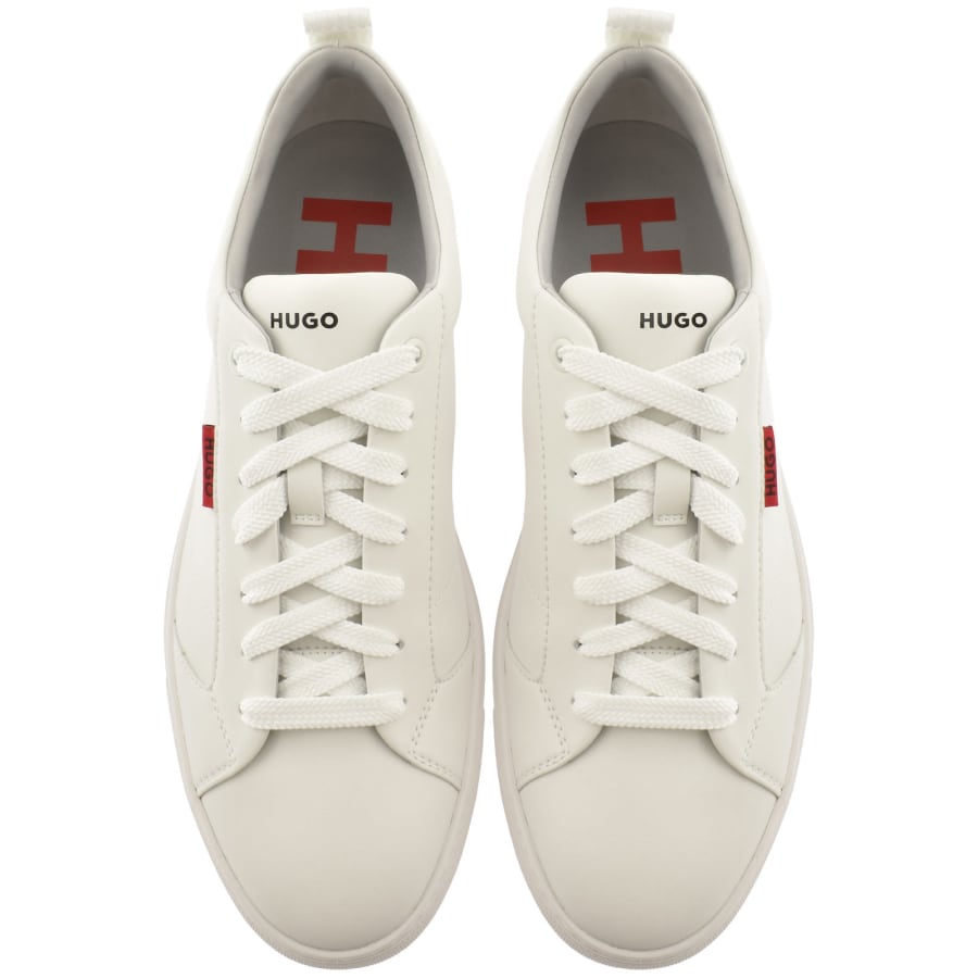Hugo white trainers cheap